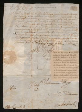 Carta de Felip IV a l'abat del Monestir de la Real 1633 (sig 20)