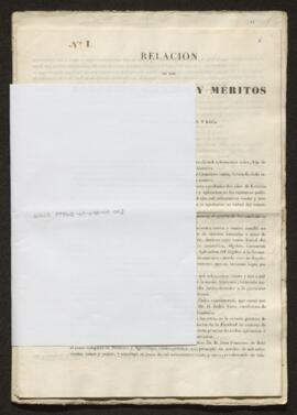 Relació d'estudis, graus, mèrits i títols del doctor don Pedro Felipe Monlau i Roca (1834-1847) (...