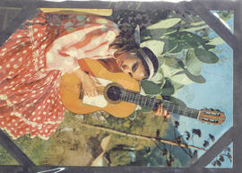 Mujer española flamenco