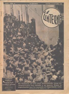La Linterna. Semanario de reportajes, nº24. 29 octubre 1935