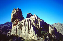 Serra de Tramuntana. Zona càrstica prop de Lluc. Escorca