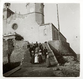 Exteriors de l'església de Sitges