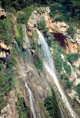 Salt d'aigua a la serra de Tramuntana