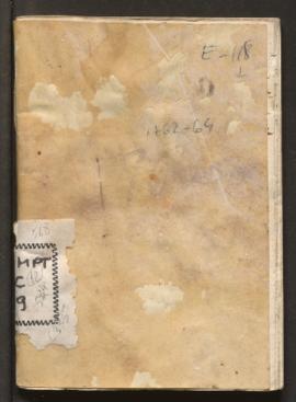 Llibre d'albarans del clavari 1762 - 1764