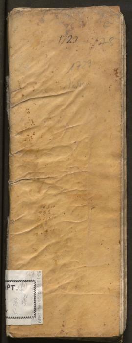 Llibre d'albarans del clavari 1729