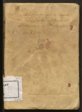 Llibre d'albarans del clavari 1823-1825