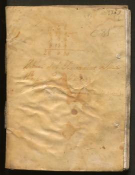 Llibre d'albarans del clavari 1759 - 1760