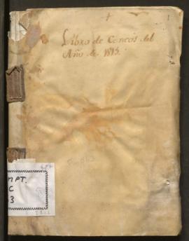 Llibre d'albarans del clavari 1815