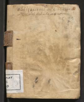 Llibre d'albarans del clavari 1786