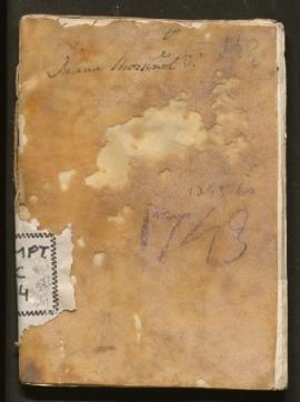 Llibre d'albarans del clavari 1743 - 1760