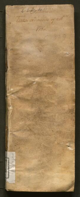 Llibre de talles 1780
