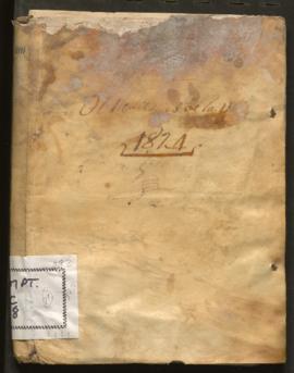 Llibre d'albarans del clavari 1824