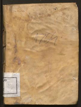 Llibre d'albarans del clavari 1763 - 1767