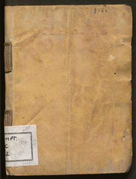 Llibre d'albarans del clavari 1760 - 1762