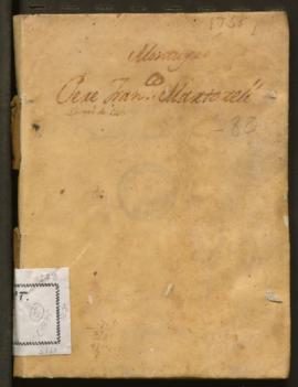 Llibre d'albarans del clavari 1756