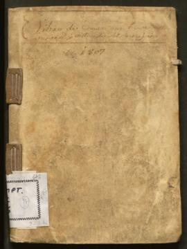 Llibre d'albarans del clavari 1807