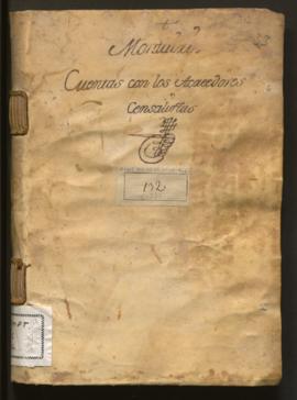 Llibre d'albarans del clavari 1754 - 1781